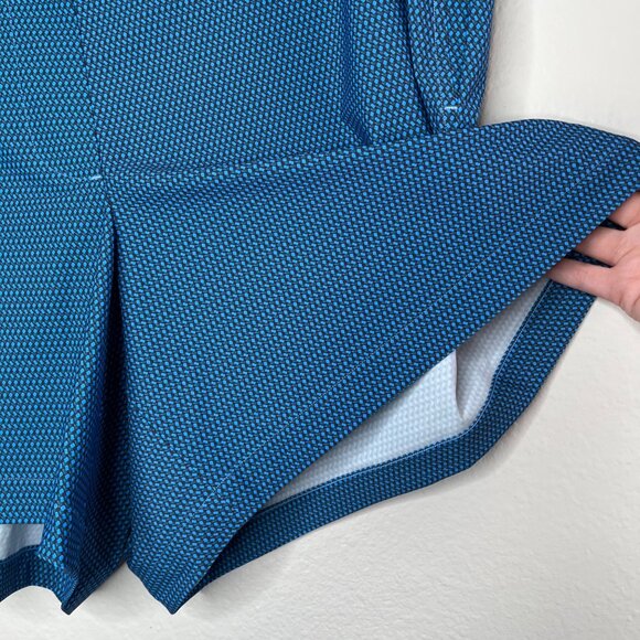 Spanx Sunshine Solutions 6'" Geo Scape Blue Shorts Plus Size  3X - Picture 4 of 10